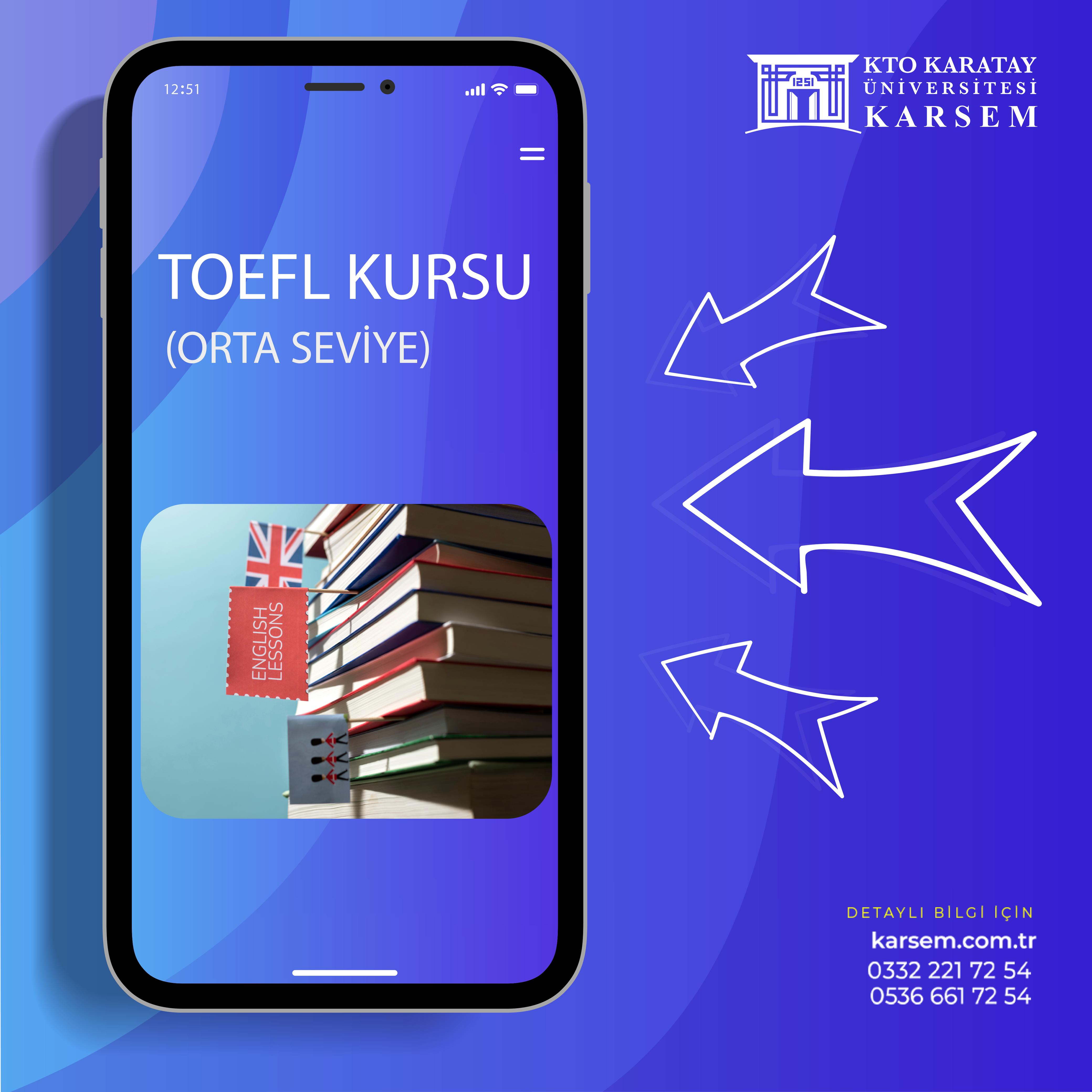 TOEFL KURSU- ORTA SEVİYE