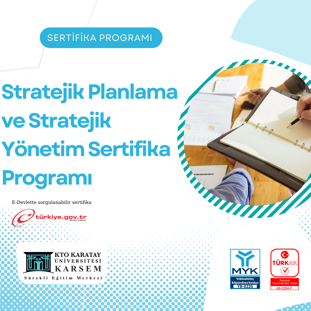 Stratejik Planlama ve Stratejik Yönetim Sertifika Programı