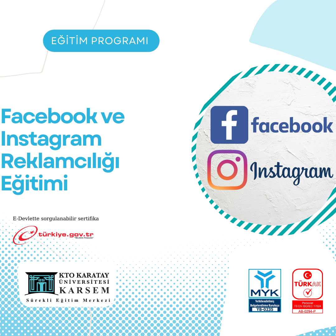 Facebook ve Instagram Reklamcılığı Eğitimi