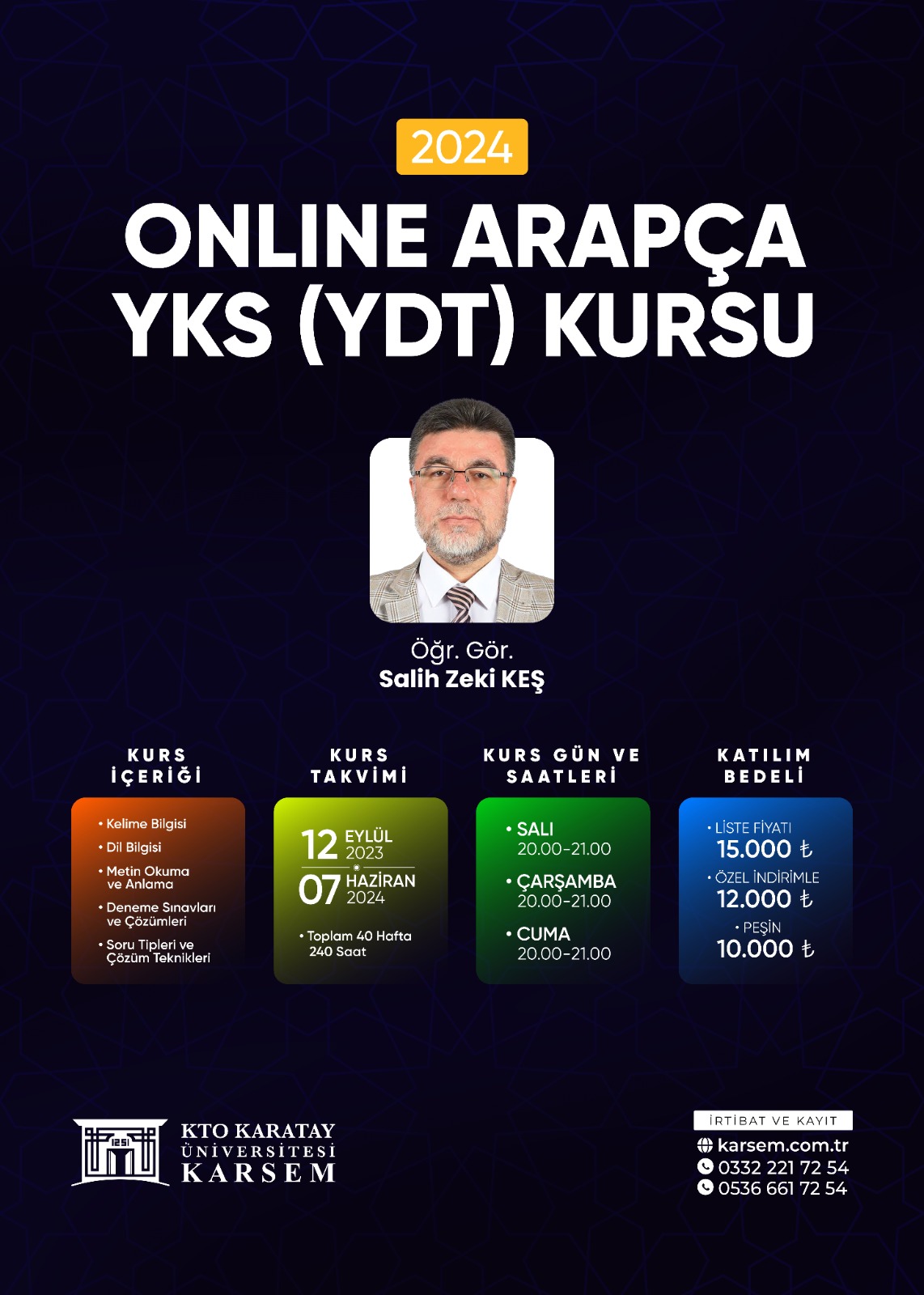 Online Arapça YKS (YDT) Hazırlık Kursu