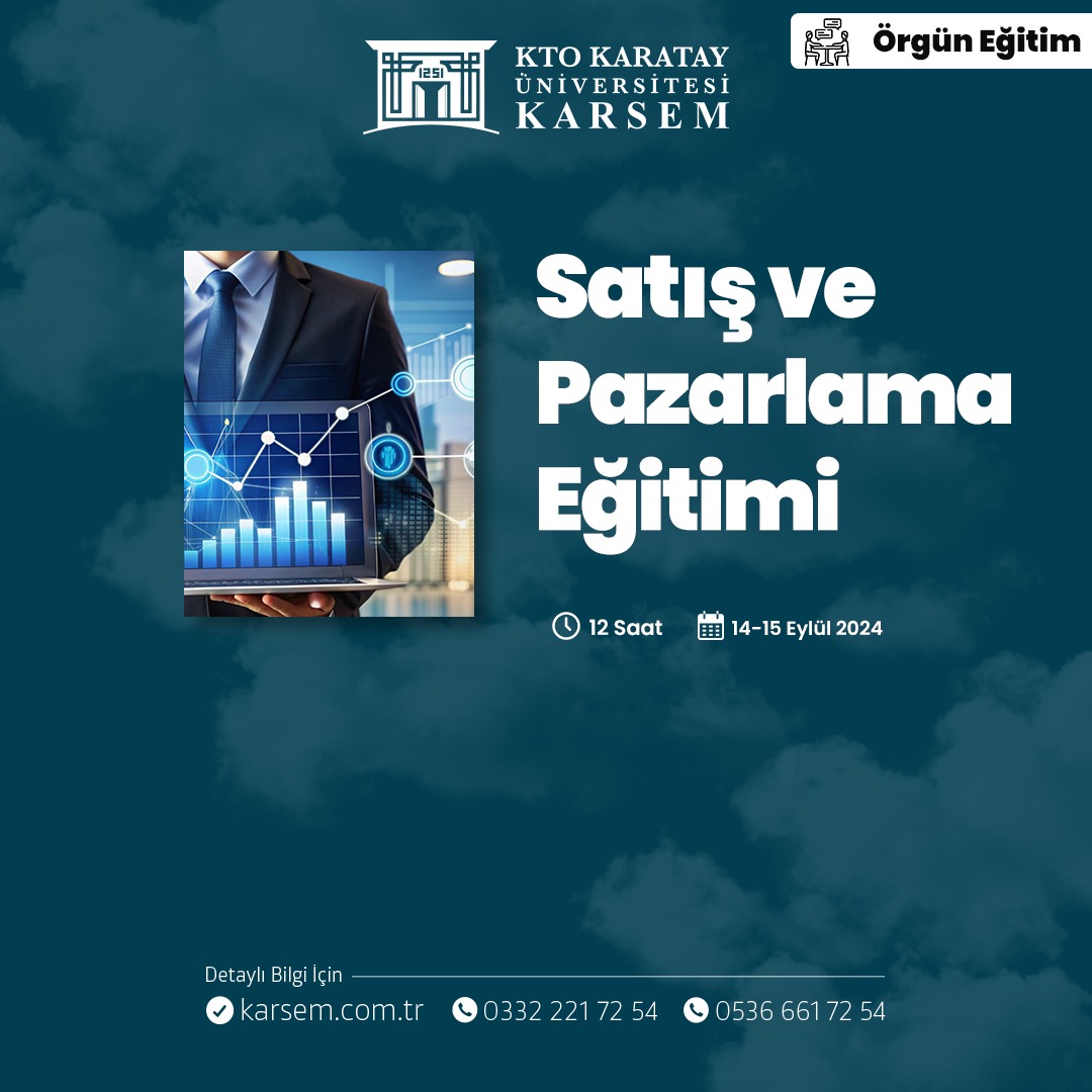 SATIŞ ve PAZARLAMA EĞİTİMİ